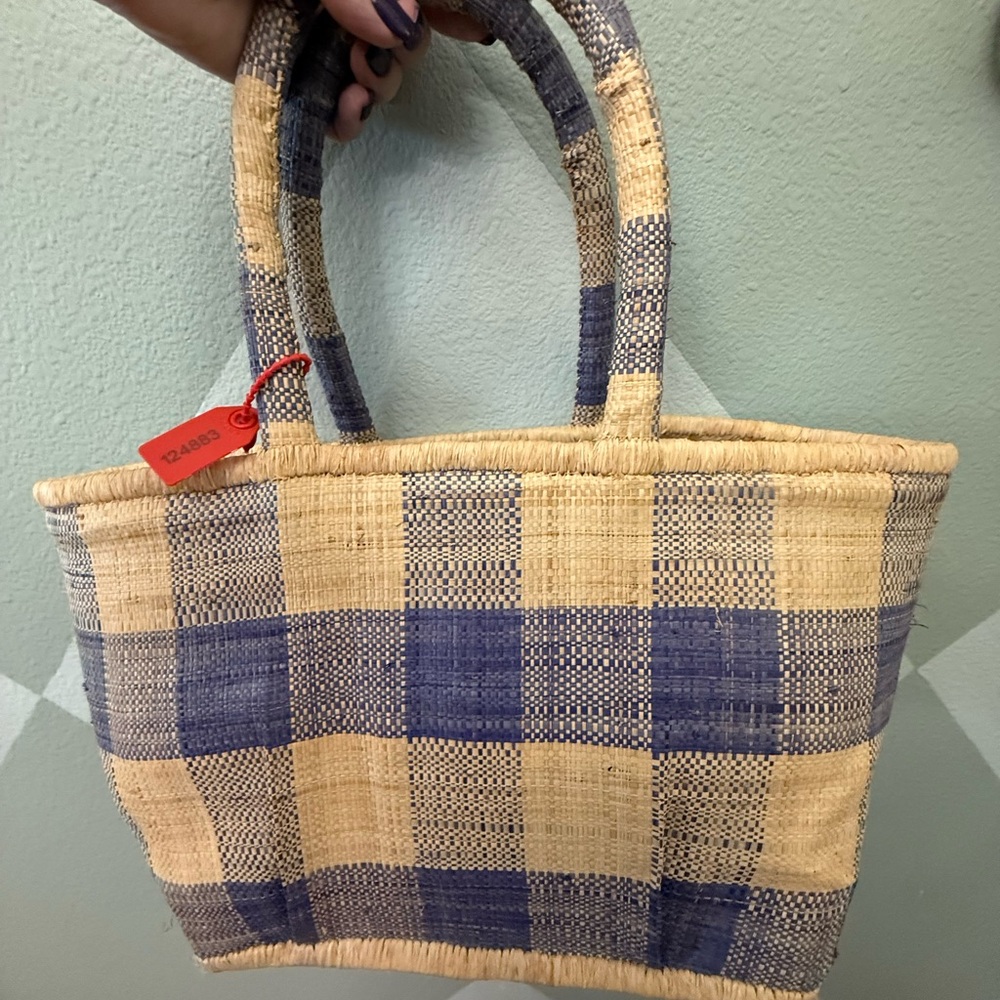 Woven Raffia Handbag - Picture 2 of 4